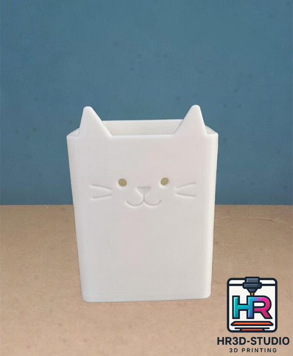 Range Coton-Tiges Chat – Impression 3D