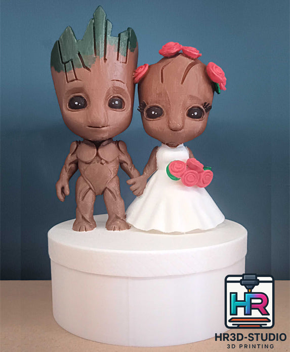 Boîte décorative imprimée en 3D