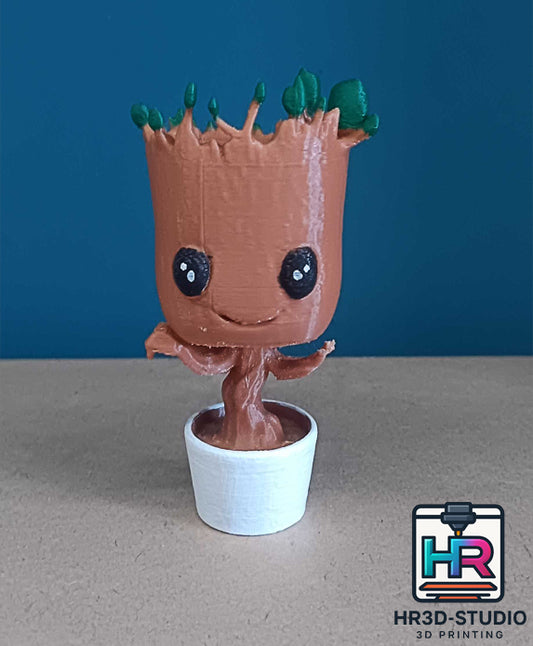 Figurine décorative imprimée en 3D (Peint à la main)