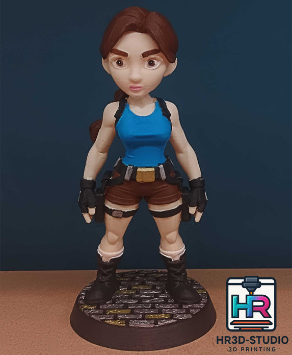 Figurine décorative imprimée en 3D (Peint à la main)