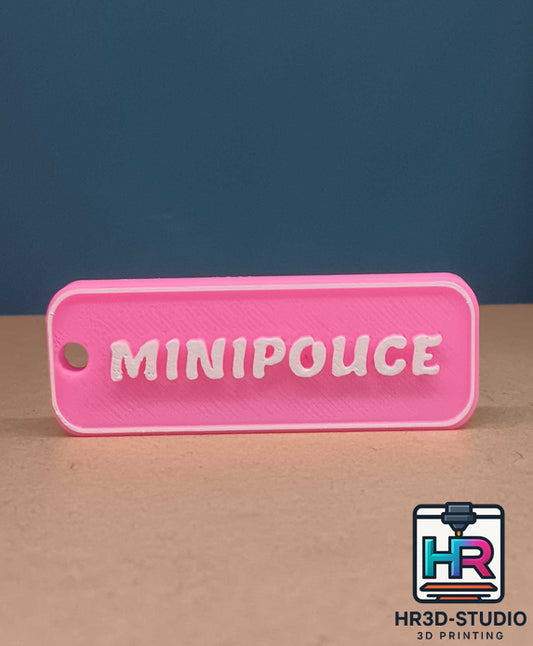 Porte-clé personnalisable – Impression 3D