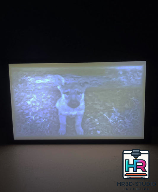 Light Box Photo Lithophane personnalisable