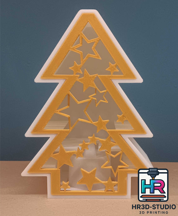 Décoration de Noël Lumineuse – Impression 3D artisanale