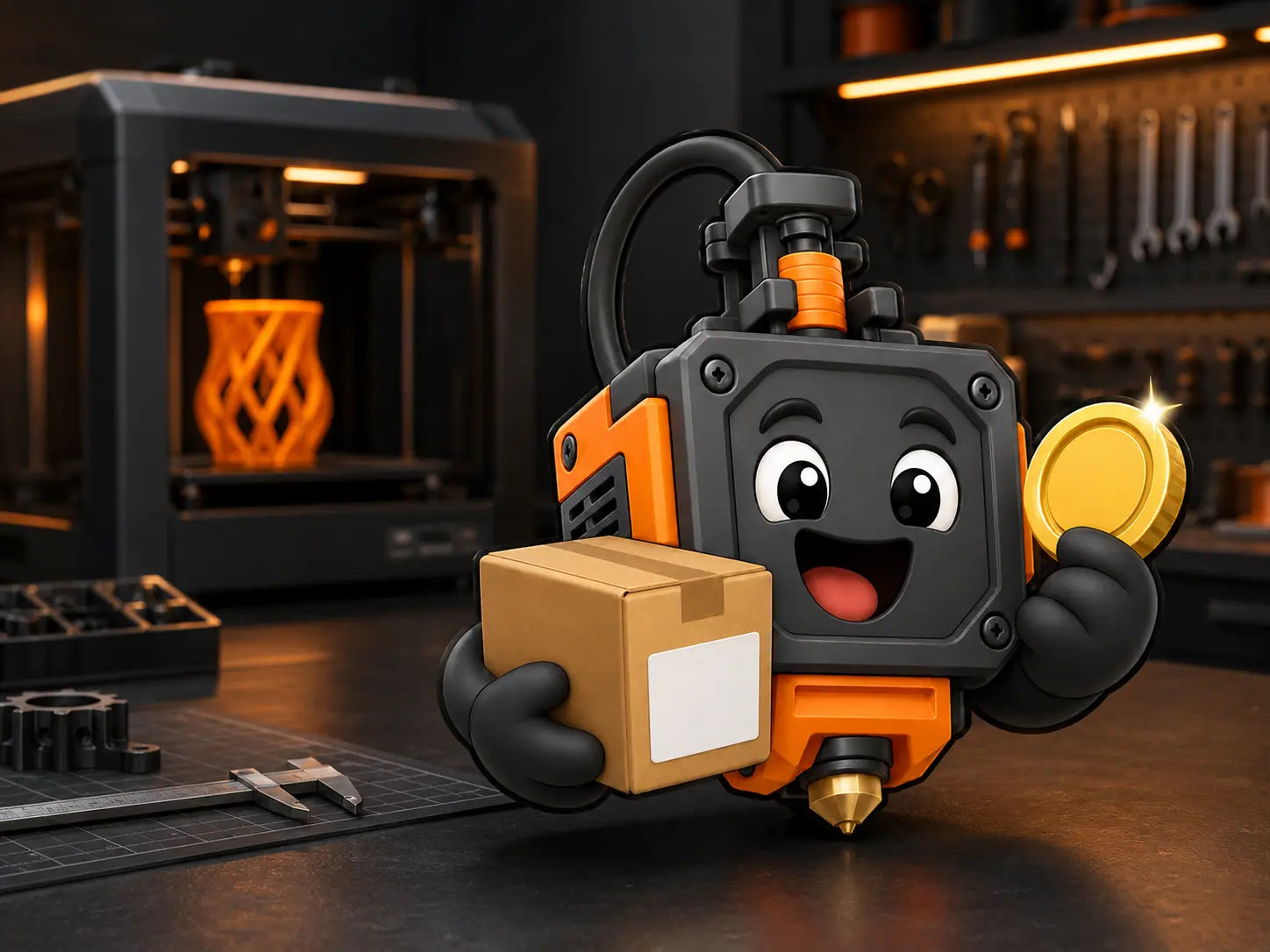 Filyx prépare une commande personnalisée dans l’atelier HR3D